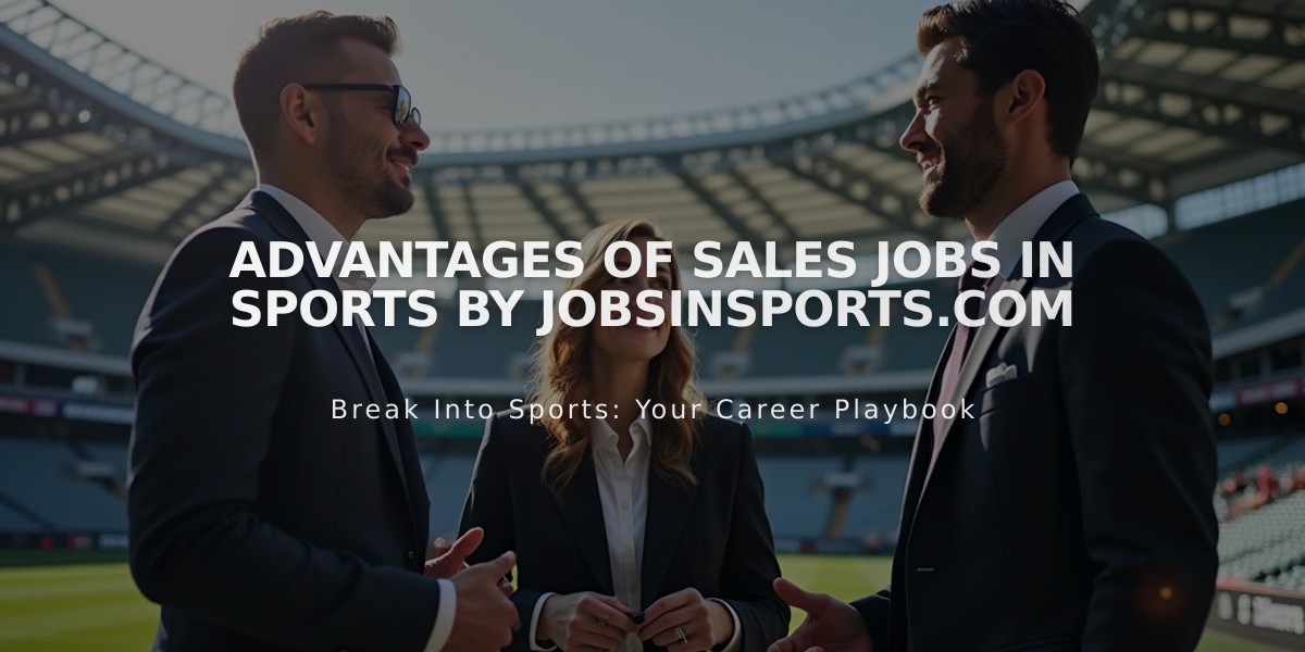 The Lucrative World of Sports Sales: 5 High-Growth Career Paths