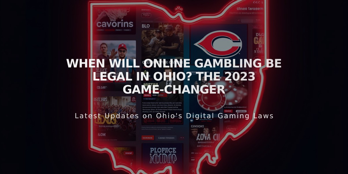 Online Gambling in Ohio: The 2023 Legalization Milestone