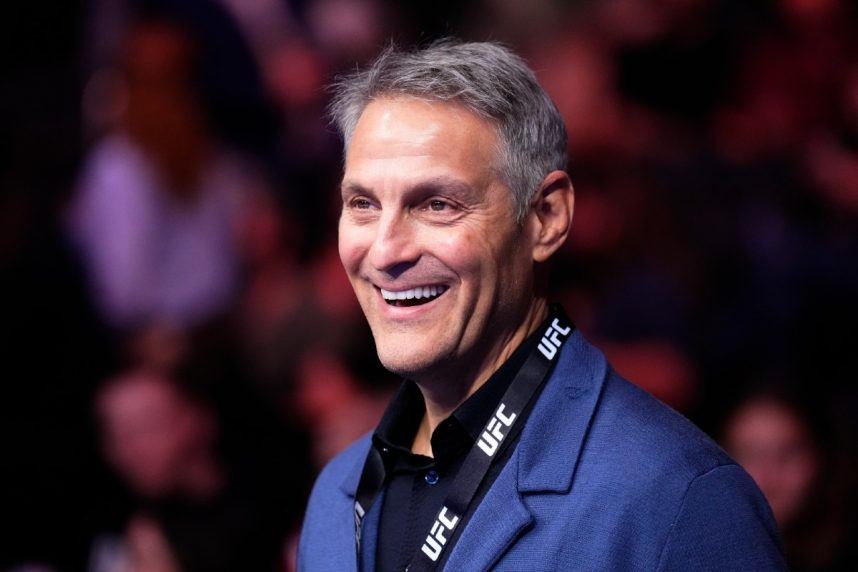 Ari Emanuel smiling with lanyard