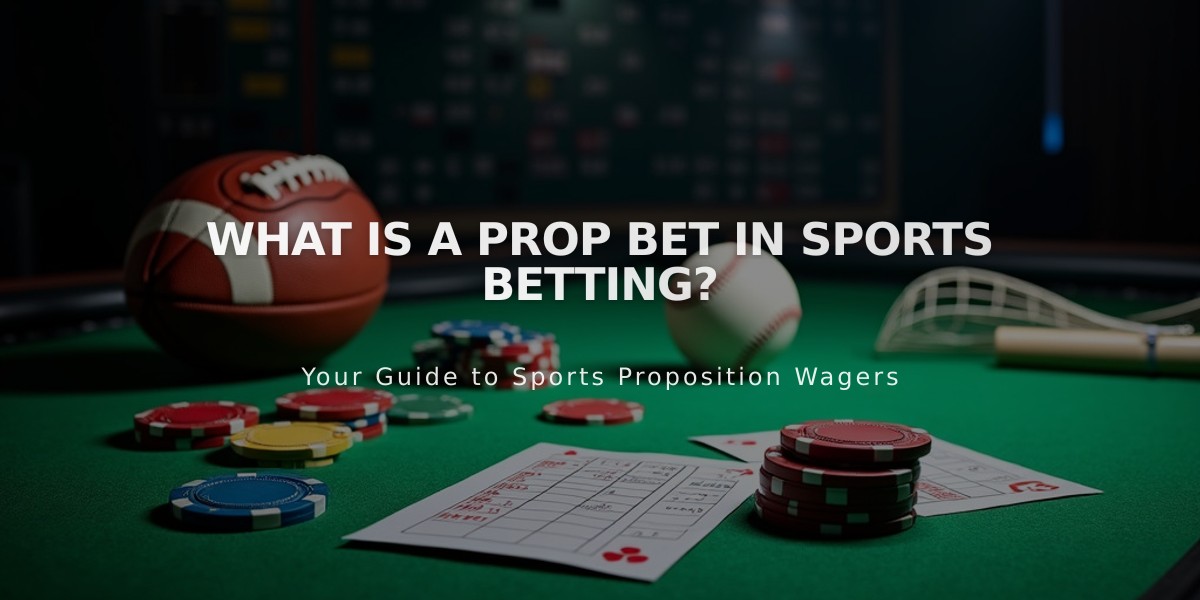 Understanding Prop Bets: Your Guide to Team and Player Side Bets in Sports