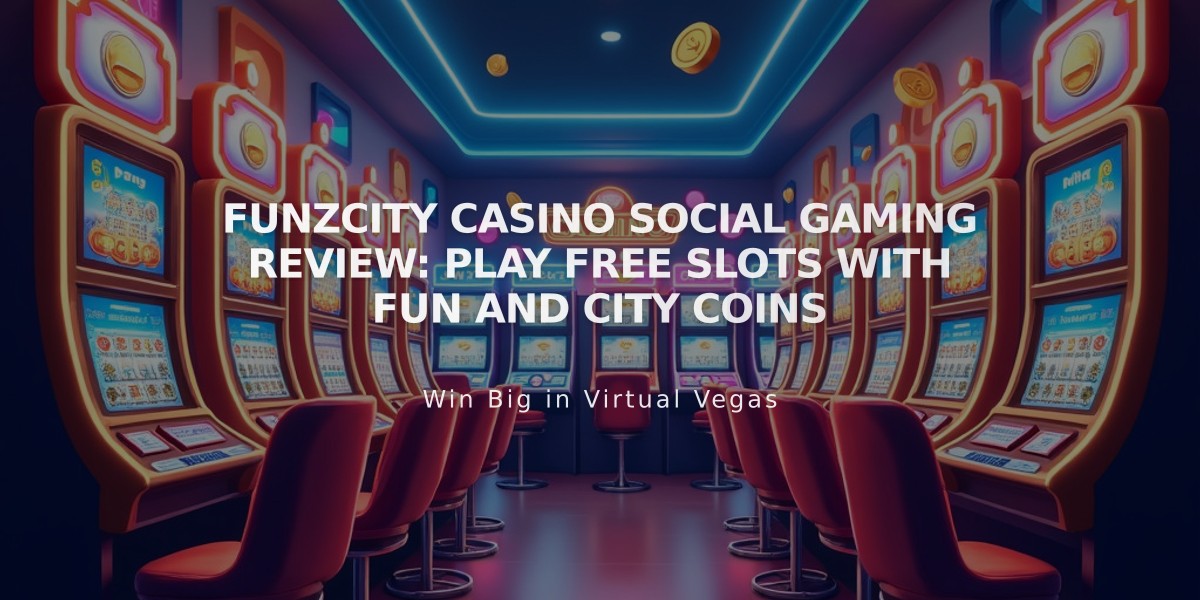 FunzCity Casino Social Gaming Review: Play Free Slots with Fun and City Coins