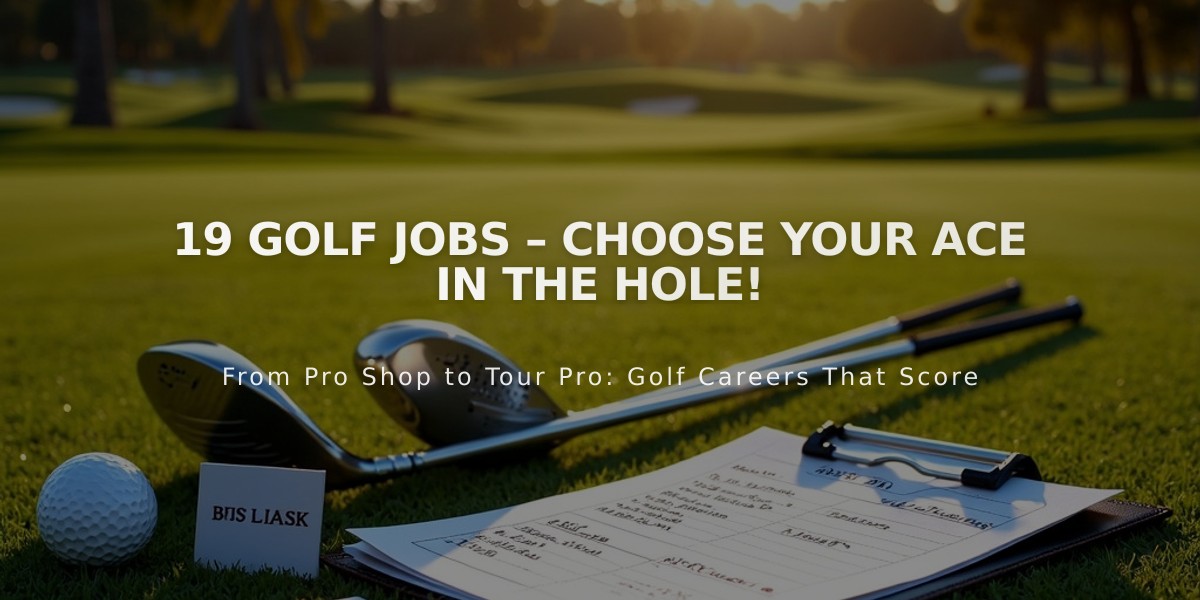 Golf Career Guide: 19 Career Paths in the Golf Industry to Consider