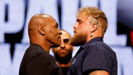 Mike Tyson and Jake Paul face-off