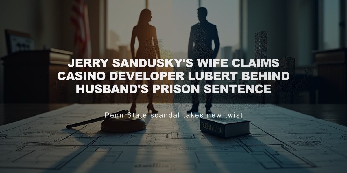 Jerry Sandusky's Wife Claims Casino Developer Lubert Behind Husband's Prison Sentence