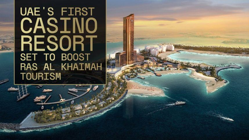 Aerial view of UAE casino project