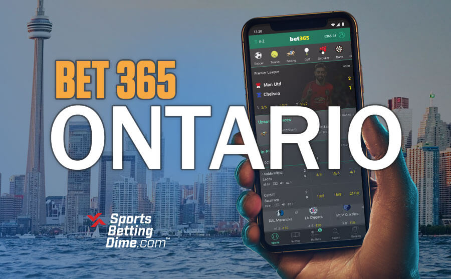 Bet365 Ontario logo in white