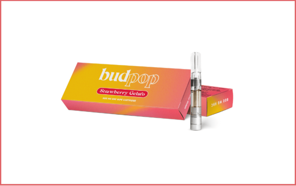 Budpop vape cartridge box