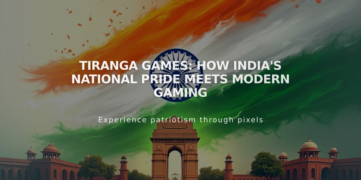 Tiranga Games: How India's National Pride Meets Modern Gaming