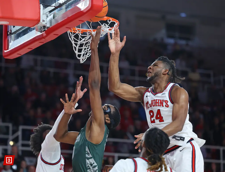 Basketball player Zuby Ejiofor in action