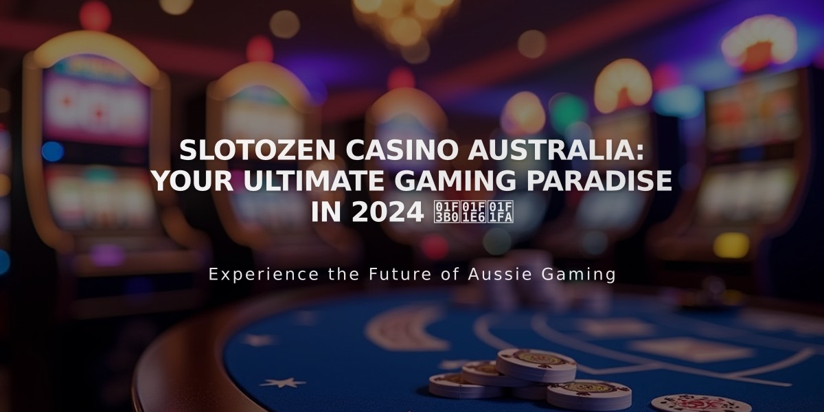 Slotozen Casino Australia: Your Ultimate Gaming Paradise in 2024 🎰🇦🇺