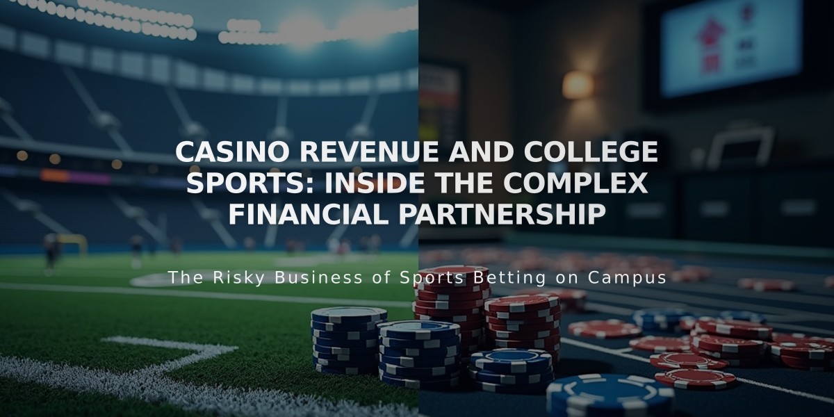 Casino Revenue and College Sports: Inside the Complex Financial Partnership