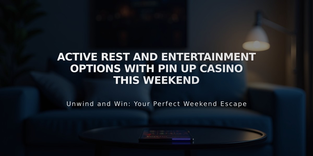 Active Rest and Entertainment Options with Pin Up Casino This Weekend