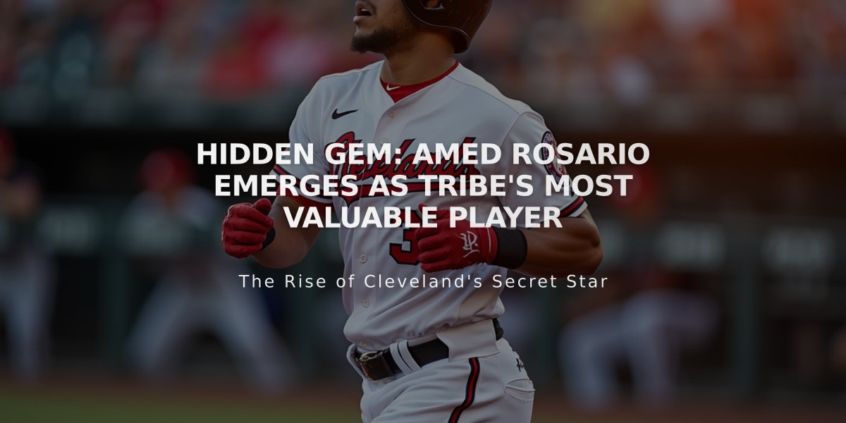 Hidden Gem: Amed Rosario Emerges as Tribe's Most Valuable Player