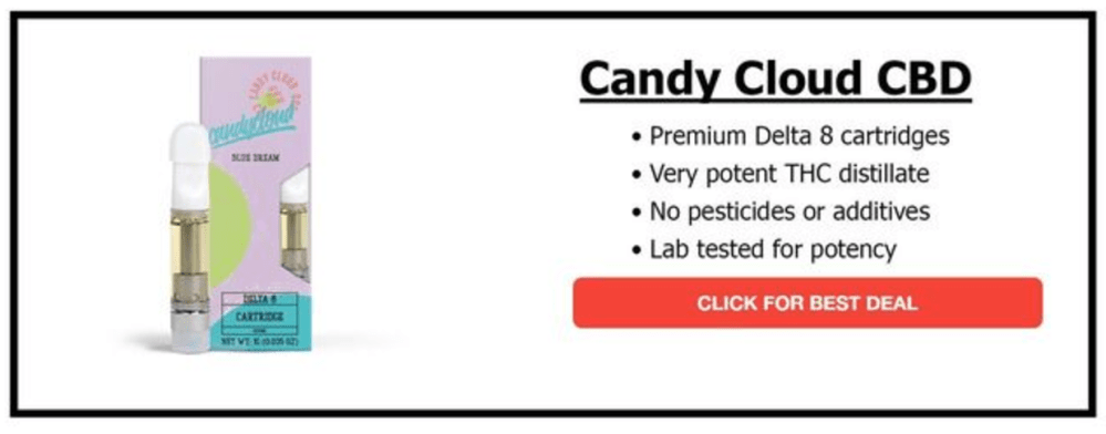 CBD cartridge packaging with candy design