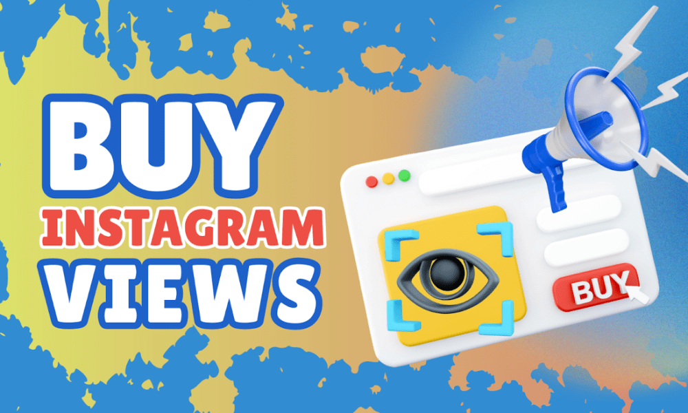 Buy Instagram views promo banner