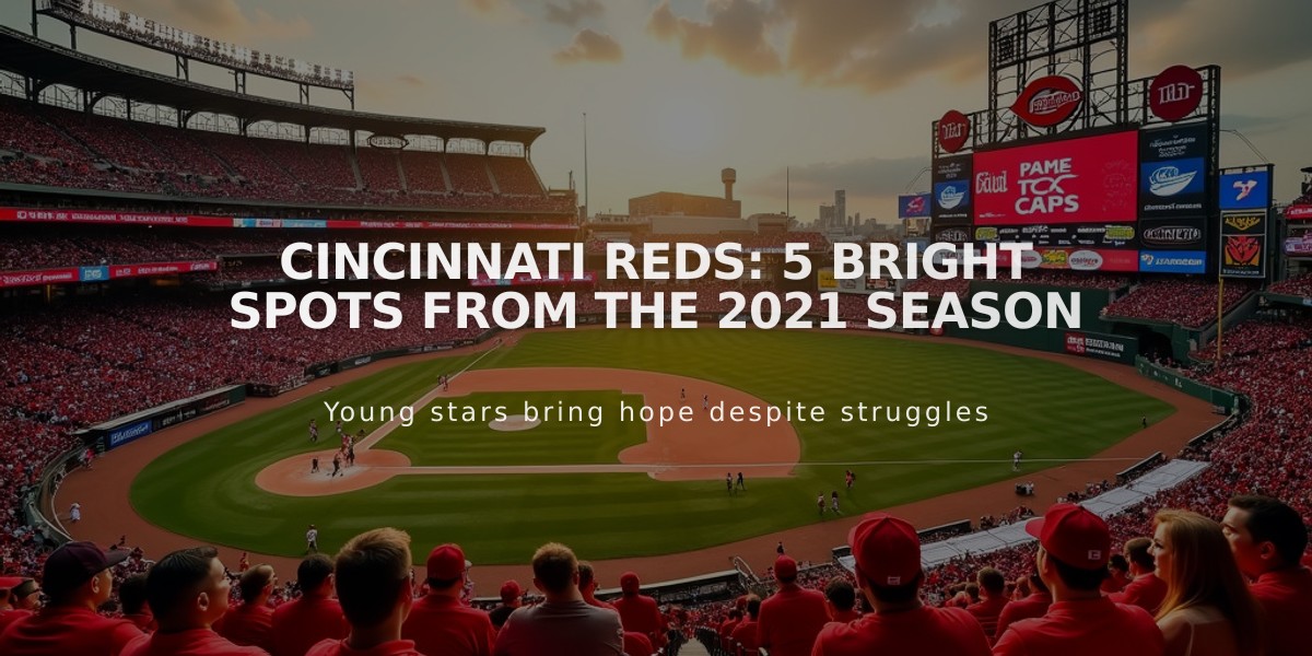 Cincinnati Reds: 5 Bright Spots from the 2021 Season