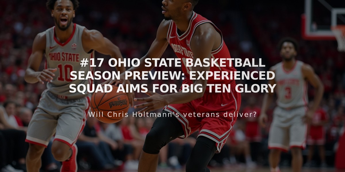 #17 Ohio State Basketball Season Preview: Experienced Squad Aims for Big Ten Glory