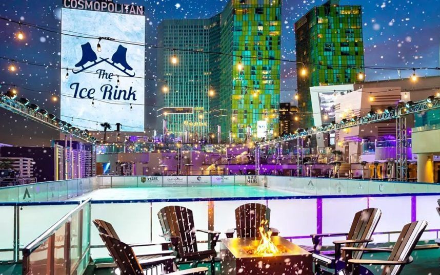 Cosmopolitan Las Vegas outdoor ice rink