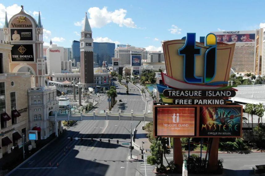 Treasure Island casino on Las Vegas Strip