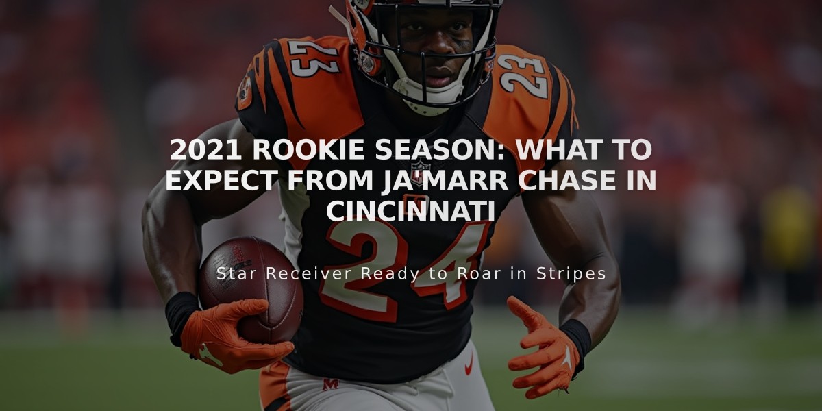 2021 Rookie Season: What to Expect from Ja'Marr Chase in Cincinnati