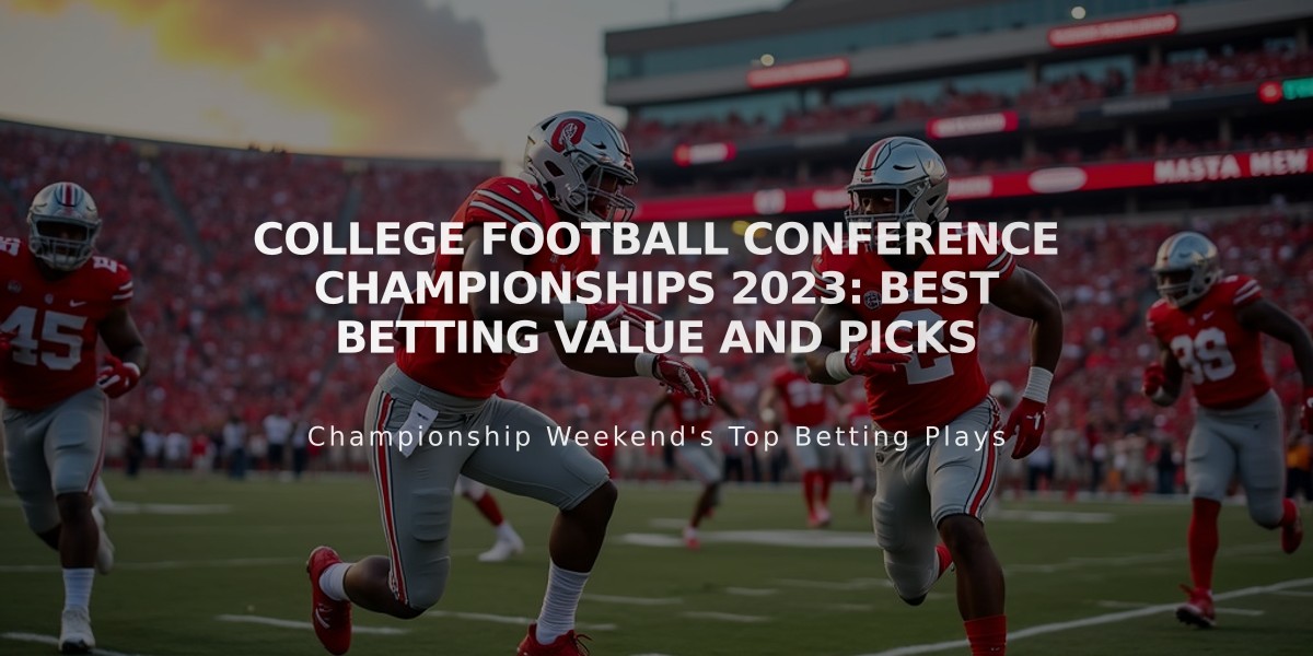 College Football Conference Championships 2023: Best Betting Value and Picks