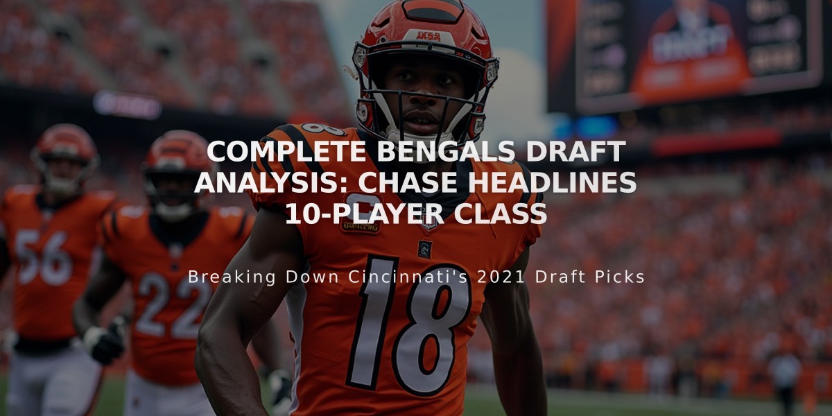 Complete Bengals Draft Analysis: Chase Headlines 10-Player Class