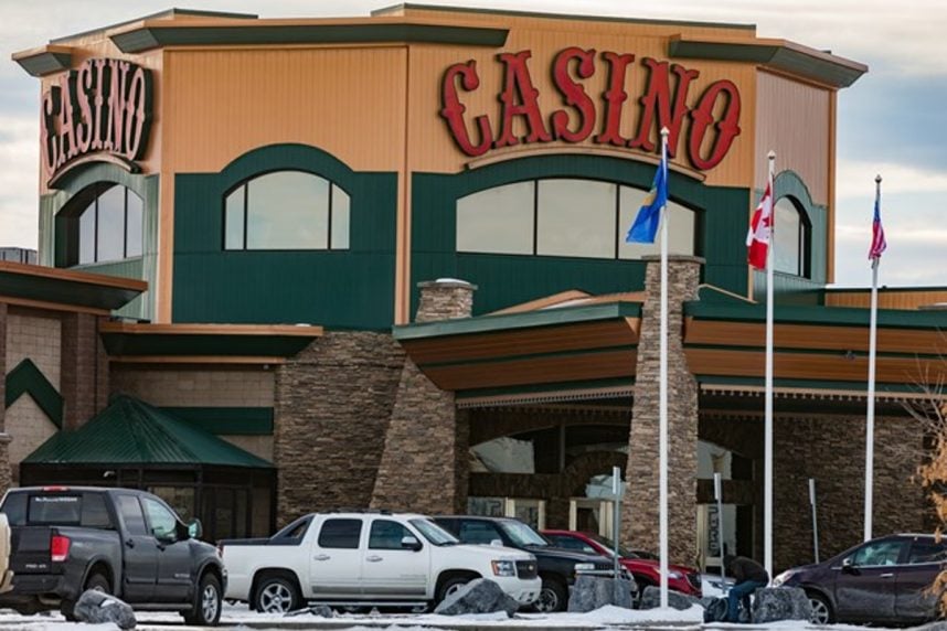 Lethbridge casino building exterior view