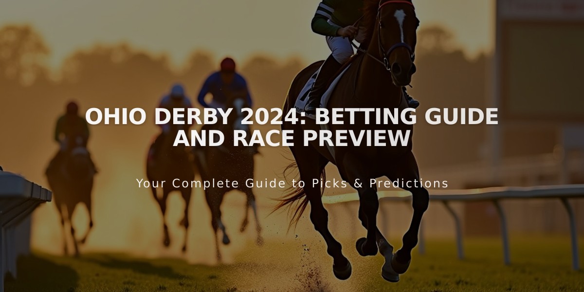 Ohio Derby 2024: Betting Guide and Race Preview