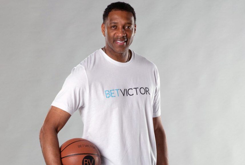 Tracy McGrady smiling in press photo