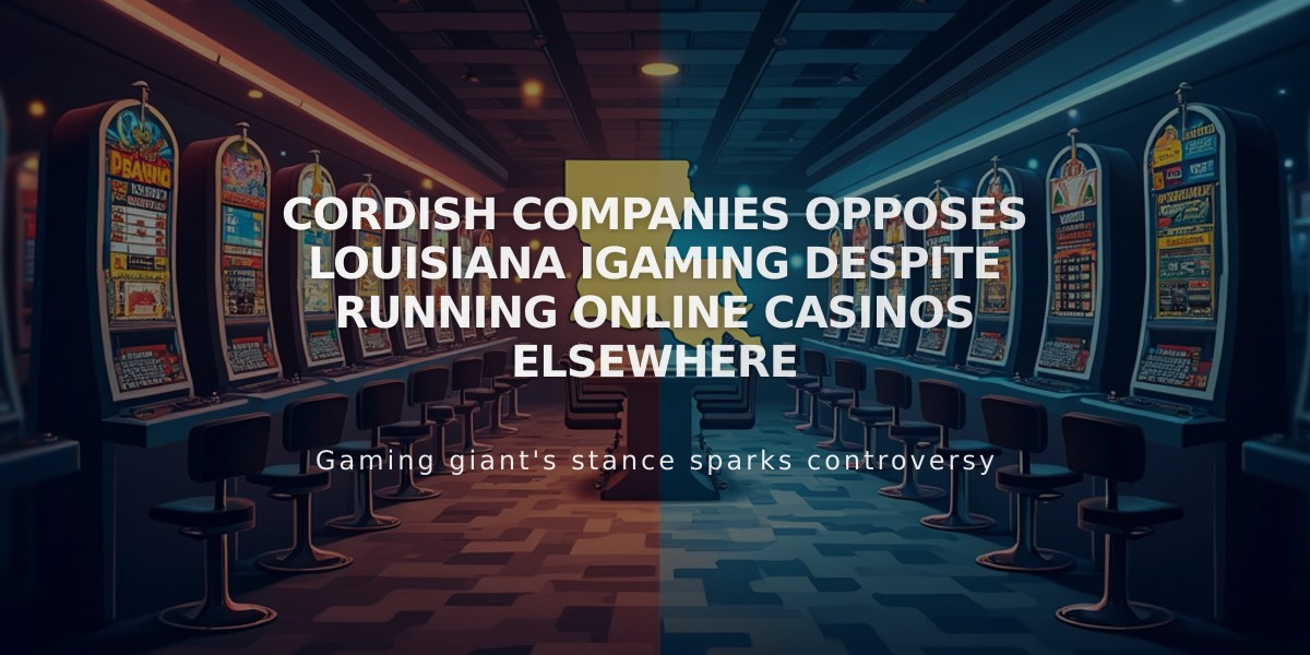 Cordish Companies Opposes Louisiana iGaming Despite Running Online Casinos Elsewhere