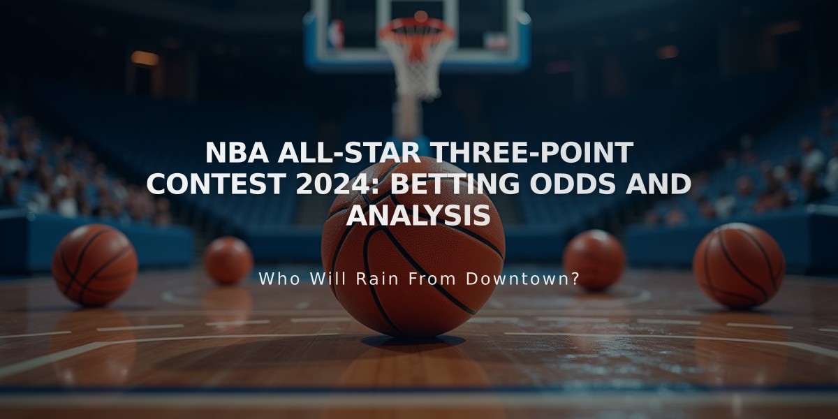 NBA All-Star Three-Point Contest 2024: Betting Odds and Analysis