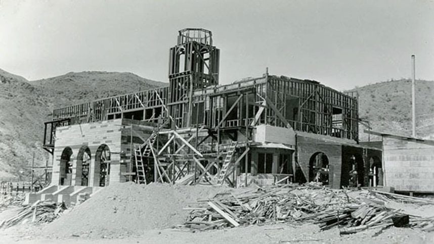 Construction work on Scotty's building site