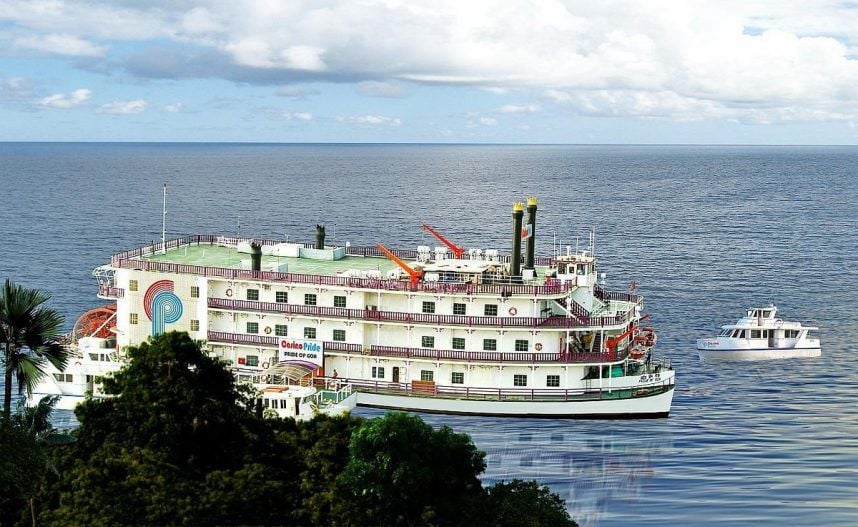 Casino Pride cruise ship at sea