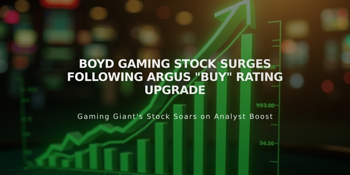 Boyd Gaming Stock Surges Following Argus "Buy" Rating Upgrade