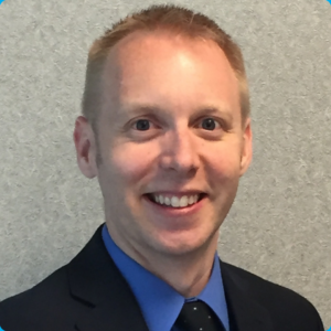 Smiling businessman Derek Longmeier headshot