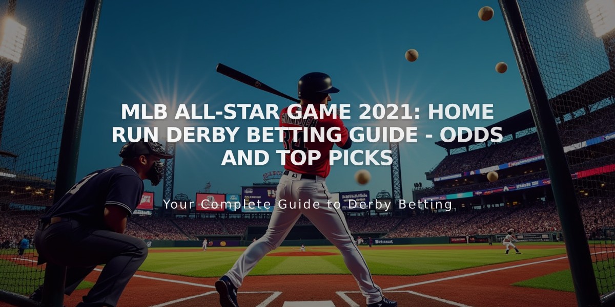 MLB All-Star Game 2021: Home Run Derby Betting Guide - Odds and Top Picks