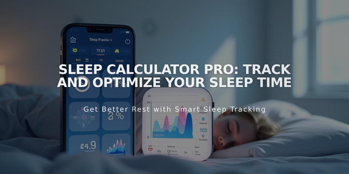 Sleep Calculator Pro: Track and Optimize Your Sleep Time