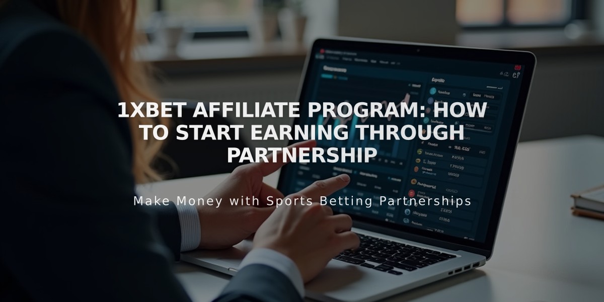 1xBet Affiliate Program: How to Start Earning Through Partnership