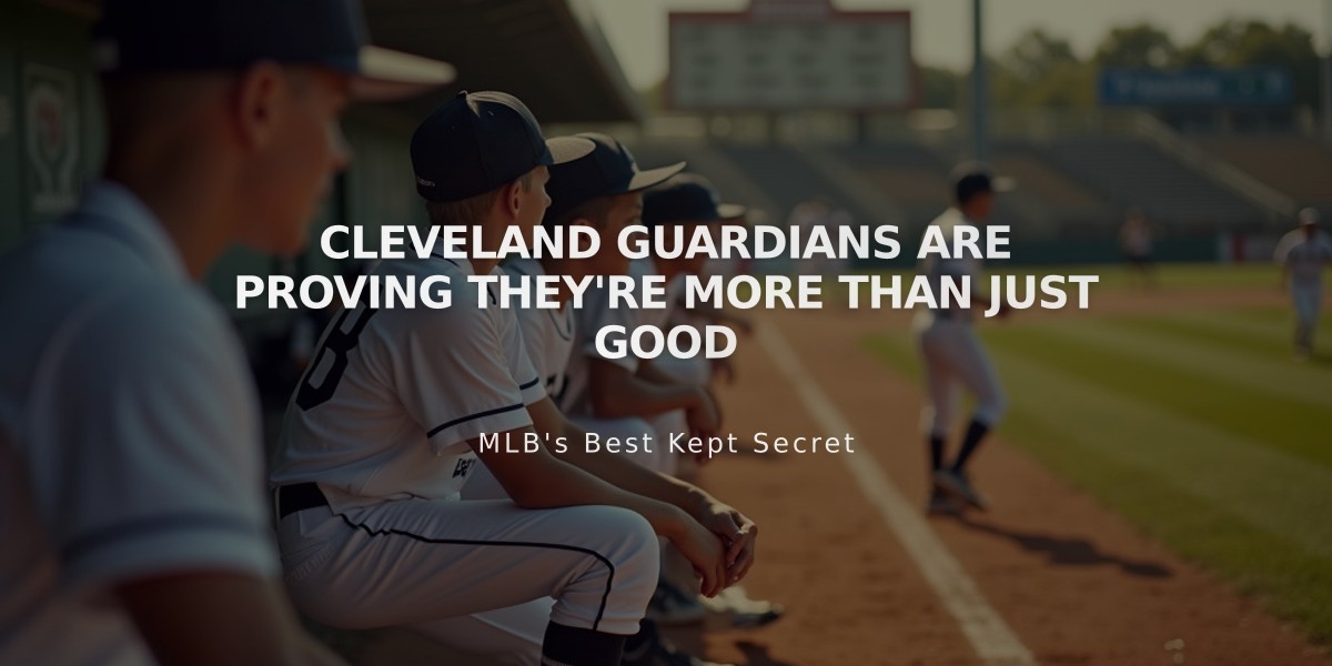 Cleveland Guardians Are Proving They're More Than Just Good