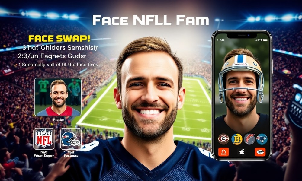 NFL face-swap AI demonstration