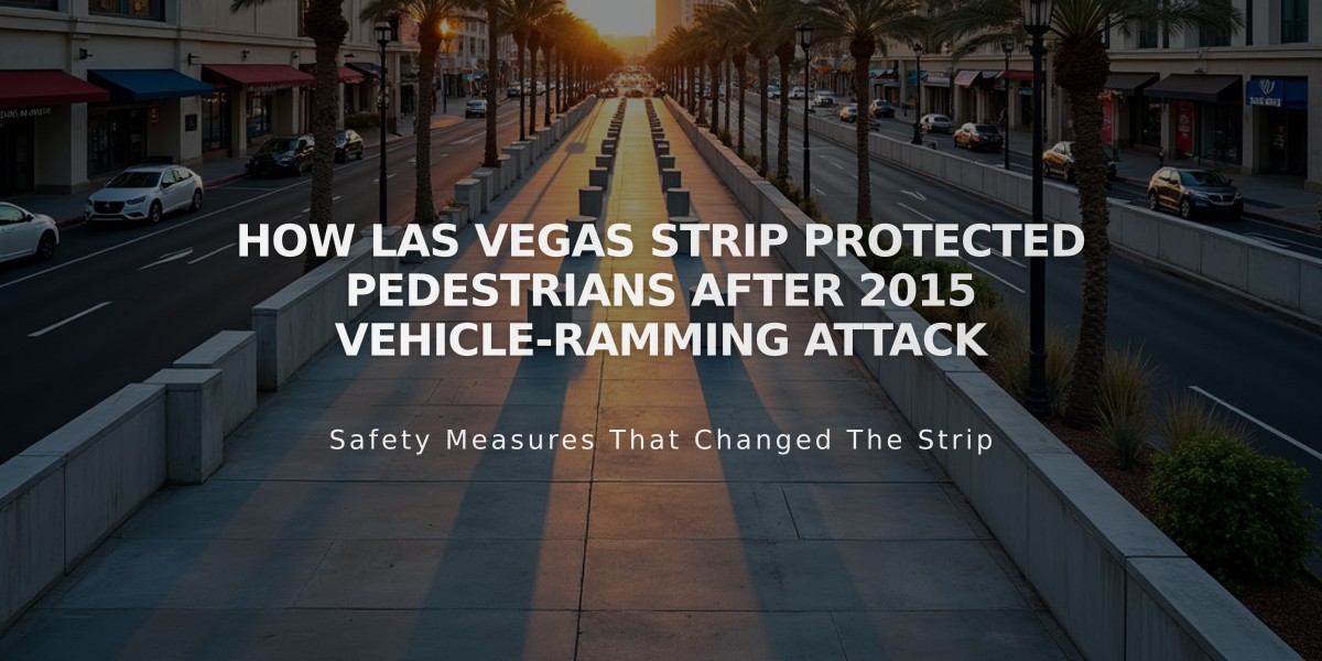 How Las Vegas Strip Protected Pedestrians After 2015 Vehicle-Ramming Attack