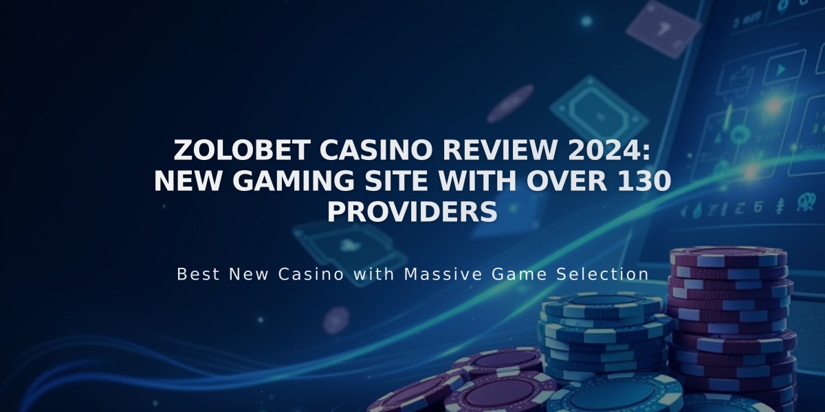 ZoloBet Casino Review 2024: New Gaming Site with Over 130 Providers