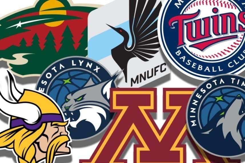 Minnesota pro sports team logos