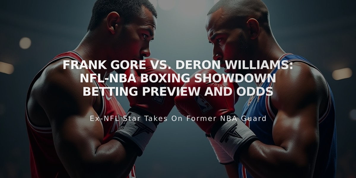 Frank Gore vs. Deron Williams: NFL-NBA Boxing Showdown Betting Preview and Odds