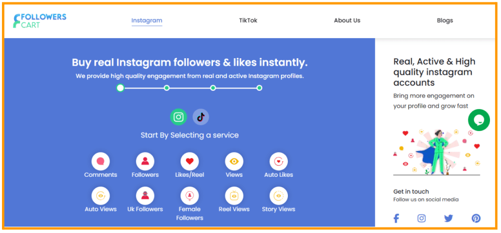 Buy Instagram engagement services