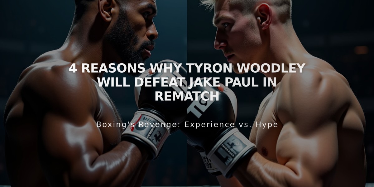 4 Reasons Why Tyron Woodley Will Defeat Jake Paul in Rematch