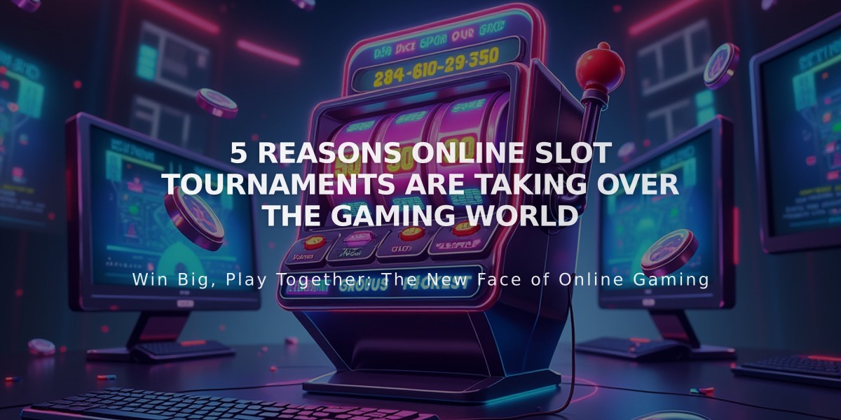 5 Reasons Online Slot Tournaments Are Taking Over the Gaming World