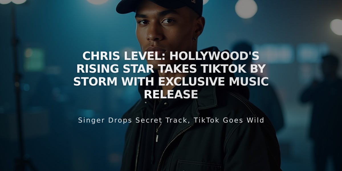 Chris Level: Hollywood's Rising Star Takes TikTok by Storm with Exclusive Music Release