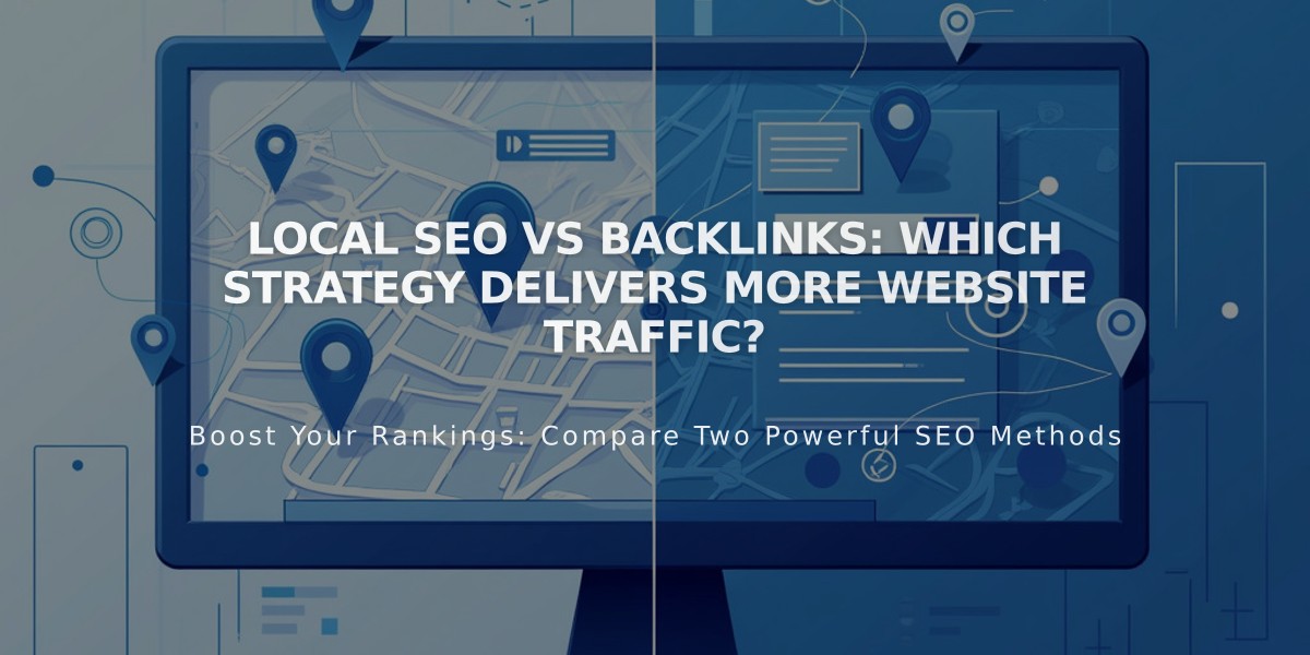 Local SEO vs Backlinks: Which Strategy Delivers More Website Traffic?