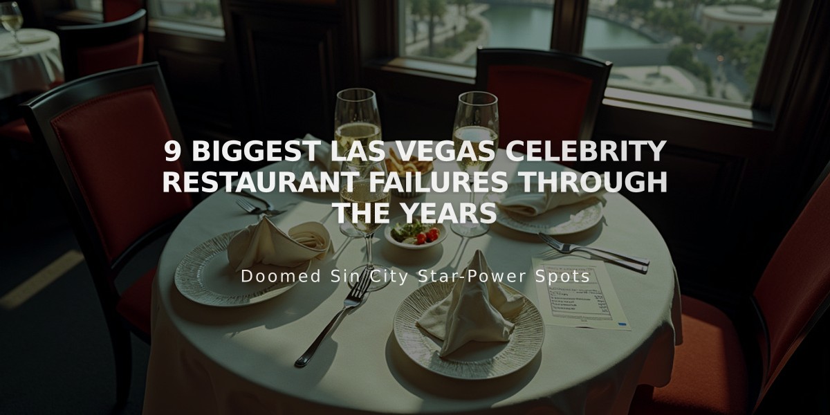 9 Biggest Las Vegas Celebrity Restaurant Failures Through The Years